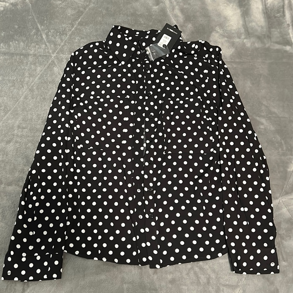 Fashionova polkadot, button up